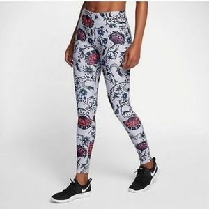 NIKE Power Legend Ten/One Floral Leggings Large
